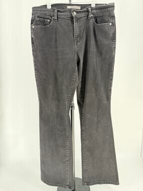 Levi’s 515 Boot Cut Jeans Women’s Size 14M Black Stretch Mid Rise Denim